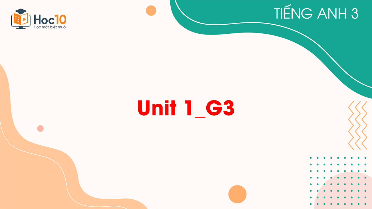 Unit 1G3